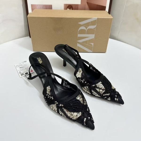 ZARA Party Wear Slingbacks