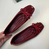 Women’s Ballet Pumps-Maroon