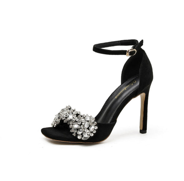 Black Party Wear Sandals