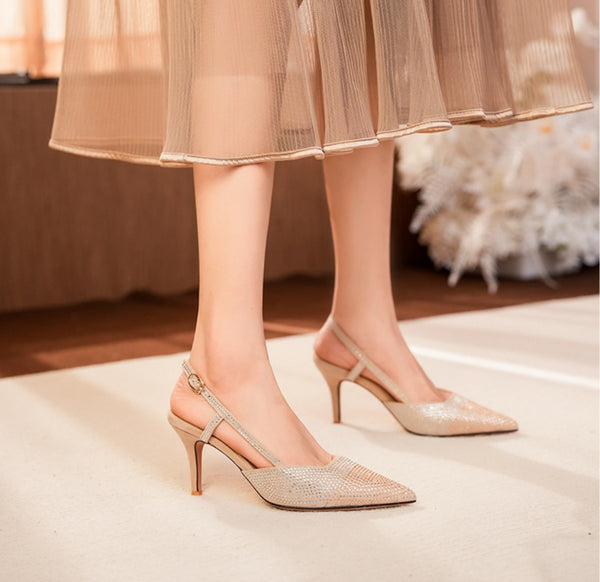 Women's Party Wear Slingbacks