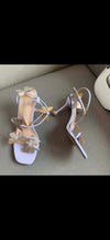 Lilac Butterfly Open Toe Sandals