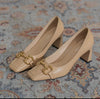 Chain Block Heels