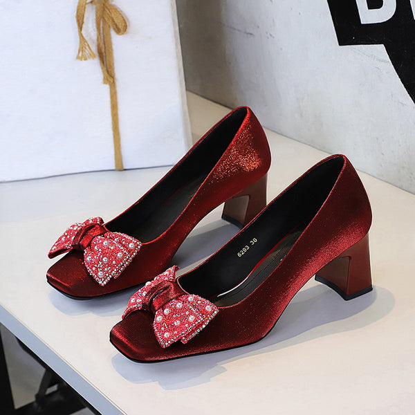 Big Tree Women's Party Wear Block Heels