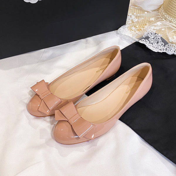 Women’s red bottom flats