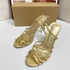 ZARA Gold Strappy Sandals