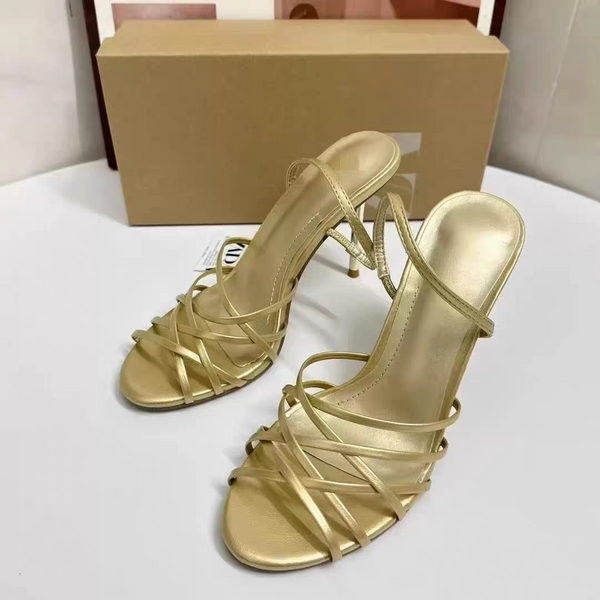 ZARA Gold Strappy Sandals