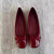 Women’s Ballet Pumps-Maroon