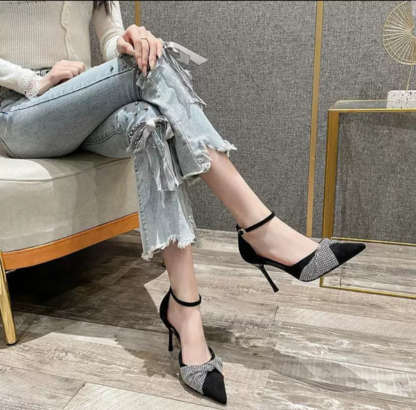 Party Wear Anke Strap Heels