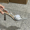 VALENTINO Silver Party Wear Slingbacks