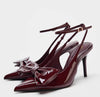 ZARA Burgundy Formal Heels