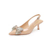 Party Wear Kitten Heels Slingbacks