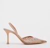 ZARA Mesh Party Wear Slingbacks