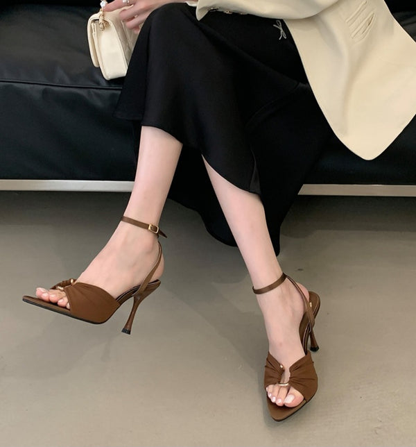 Open Toe Ankle Strap Sandals