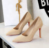 Big Tree Suede Heels For Women