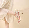 Lilac Butterfly Open Toe Sandals