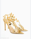 Women's Leaf Gold Sandals