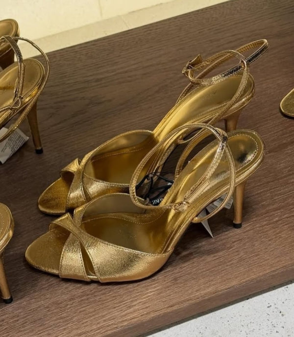 ZARA formal open toe sandals