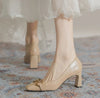 Chain Block Heels