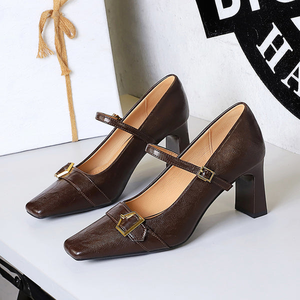 Big Tree Women's Formal Block Heels